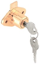 Prime Line CASE OF (6) U 9947KA Drawer &amp; Cabinet Locks, Brass Plated 435... - $63.99