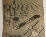 Vintage Bromberg watches Black and White print ad pa3 - $6.92