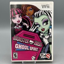 Monster High: Ghoul Spirit (Nintendo Wii, 2011) Tested &amp; Works - £5.41 GBP
