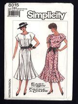 SIMPLICITY pattern 8015 * Misses' Pullover DRESS size HH6-12 uncut ESAY ... - $8.86