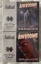 Fallout Astoundingly Awesome Tales Lot Of (2) 200 Piece Puzzle #8 &amp; #13 ... - $28.20