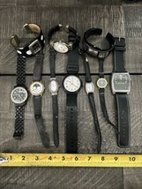Lot of 10 Miscellaneous Women&#39;s Mens Watches Waltham Geneva Estate Finds EG - $24.75