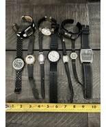Lot of 10 Miscellaneous Women&#39;s Mens Watches Waltham Geneva Estate Finds EG - $24.75