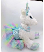 Glisten The Reindeer Plush Toy By Build-A-Bear Workshop With Rainbow Tut... - $314.41 MXN
