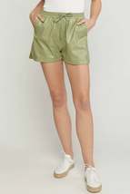 Faux Leather Shorts - £18.04 GBP