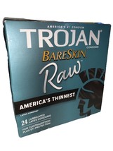 Trojan Bareskin Raw Male Condom - 24 Count - $460.13 MXN