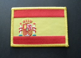 Spain Spanish Iron On Shoulder Patch 3.2 X 2.1 Inches - £4.42 GBP