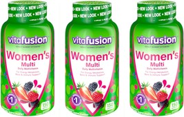 Vitafusion Women&#39;s Gummy Vitamins 150 Gummys (Value Pack of 3) - £58.62 GBP