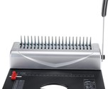 Comb Binding Machine Manual Paper Punch Binder 450 Sheet, 21 Rectangle H... - £37.75 GBP