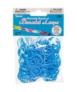 Stretch Band Bracelet Loops with S Clips Light Blue - $324.82 MXN