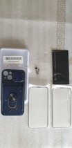 Blue Kickstand Protection Case for iPhone 13 With Screen Protectors (2-P... - $8.99