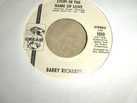 Barry Richards - &quot;Stop! In The Name Of Love&quot; / same-Stereo - £23.97 GBP