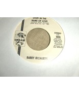 Barry Richards - &quot;Stop! In The Name Of Love&quot; / same-Stereo - £23.59 GBP