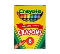 Crayola Classic Crayons Tuck Box 8 Count 1 Pack of 2 Piece - £16.21 GBP