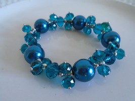 New Sodalite Stretchy Deep Blue Sea Bracelet - Women&#39;s Fashion Accessory 7&quot; - £4.79 GBP