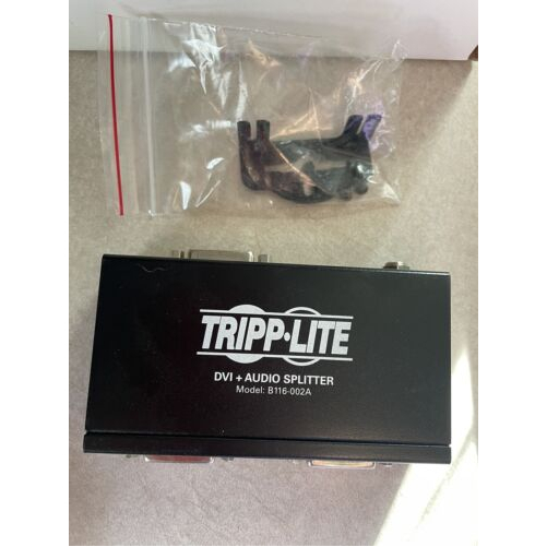 EATON TRIPP LITE SERIES MASTER-POWE B116-002A 2PORT DVI SINGLE LINK VIDE... - $195.46