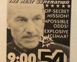 Star Trek The Next Generation Print Ad Patrick Stewart TPA21 - $5.93