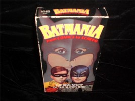 VHS Batmania From Comics to Screen 1989 Adam West, Burt Ward, Yvonne Craig - £5.50 GBP