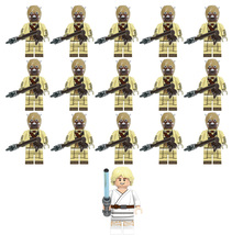 Star Wars Luke Tusken Raider Jedi Army 16 Minifigures Lot Toys - £19.33 GBP