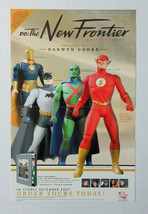 2007 JLA 17x11 New Frontier figure POSTER:Batman,Flash,Dr Fate,Martian M... - £16.03 GBP