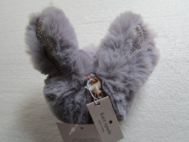 Kate Spade New York Key Ring Fob Big Fluff Faux Fur Rabbit Lavender New $98 - $86.63