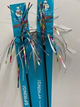 2 COUNT MYLAR SPARKLER WAND GO CAT TOYS 36 inch WANDS - $17.63