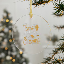 Customizable Blank Acrylic Ornaments, Clear Transparent Round Hanging for DIY, 1 - £15.64 GBP+