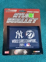 2009 World MLB  New York Yankees Printed Tri-Fold Nylon Wallet Rico Indu... - £19.43 GBP