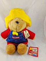 Paddington Bear Craftsman Plush 16 Inch Sears Kids Gift Stuffed Animal toy - £8.64 GBP