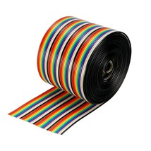 uxcell Flat Ribbon Cable 40P Rainbow IDC Wire 1.27mm Pitch 3 Meters Long - $31.99