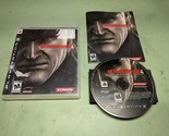 Metal Gear Solid 4 Guns of the Patriots Sony PlayStation 3 Complete in Box - $5.89