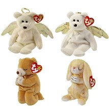 Ty Beanie Babies - Angels &amp; Praying (Set of 4)(Halo, Halo 2, Grace &amp; Hope) - £29.86 GBP