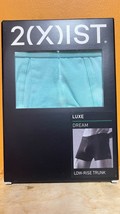 NEW Mens SMALL 2(x)ist DREAM Trunk Briefs Cotton Blend 28-30 AQUA HAZE - $17.99