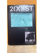 NEW Mens SMALL 2(x)ist DREAM Trunk Briefs Cotton Blend 28-30 AQUA HAZE - $331.52 MXN