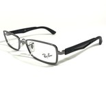 Ray-Ban RB6250 2502 Kinder Brille Rahmen Schwarz Silber Rechteckig 49-17... - £22.26 GBP