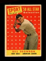 1958 Topps #477 Bill Skowron Good+ Yankees As *NY2695 - £3.11 GBP