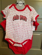 Pro Edge Ohio State Buckeyes Infant Toddler BodySuit 2 Pcs Size 18M 24M ... - £14.38 GBP