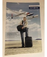 Richard Branson Samsonite Print Ad Advertisement pa3 - £4.63 GBP