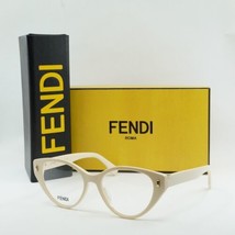 FENDI FE50020I 025 Ivory 53mm Eyeglasses New Authentic - £131.22 GBP