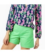 Lilly Pulitzer Women&#39;s Alessi Stretch Short Cabana Green Size 14 - $52.62 CAD