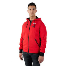 Milwaukee 306R-20L M12 12V Durable Carbon Fiber Heated Red Hoodie - Large - £146.27 GBP