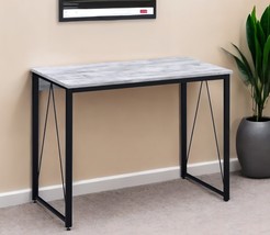 35&quot; Antiqued White and Black Writing Desk - $289.87 CAD