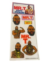 Puffy Stickers Vtg 1980s Ephemera Memorabilia SEALED Mr T BA Baracus A-T... - $34.60