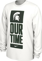 Michigan State Spartans Mens Nike Basketball Bench Legend DRI-FIT T-Shirt - NWT - £21.10 GBP
