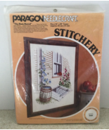 Paragon Stitchery 0908 Kit The Rain Barrel Vintage Country Style - Sealed - $9.89