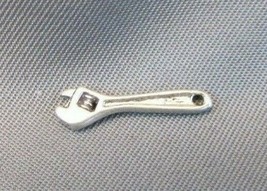 Vintage Sterling Silver 3D Crescent Adjustable Wrench Tool Charm Pendant 925 - £5.33 GBP