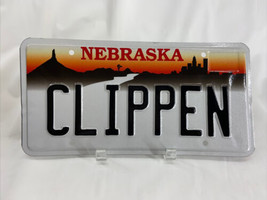 CLIPPEN Vintage Vanity License Plate Nebraska Personalized Auto Man-Cave... - $61.61