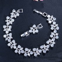 Cubic zirconia bracelets white gold color fashion women cz bracelet jewelry accessories thumb200