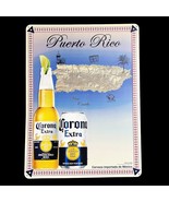 Corona Extra Puerto Rico Bottle Can Beer Bar Sign Tin Tacker  24&quot; x 18&quot; ... - £25.91 GBP