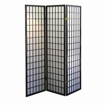 Ore International R530 3-Panel Room Divider - Black - $138.98
